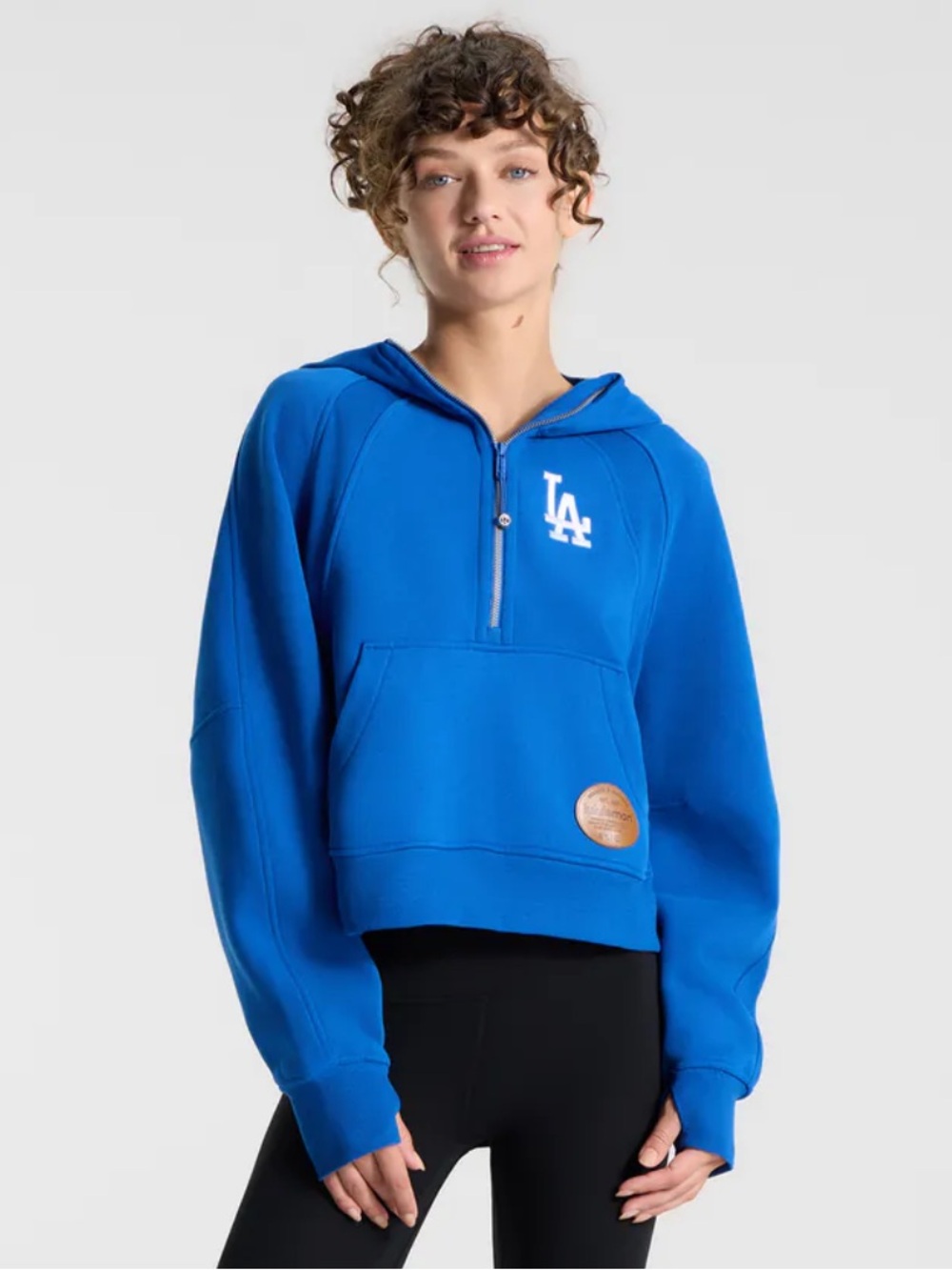 Lululemon Dodgers Scuba Hoodie Half Zip